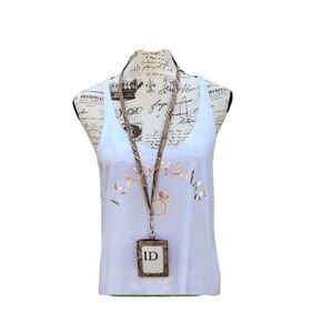 ID Landyard faux snakeskin,NWOT